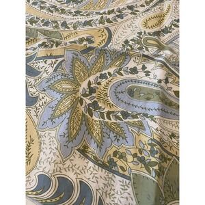 NEW POTTERY BARN Paisley Sham Yellow Blue‎ EURO 29x39” Cotton Pillow Cover